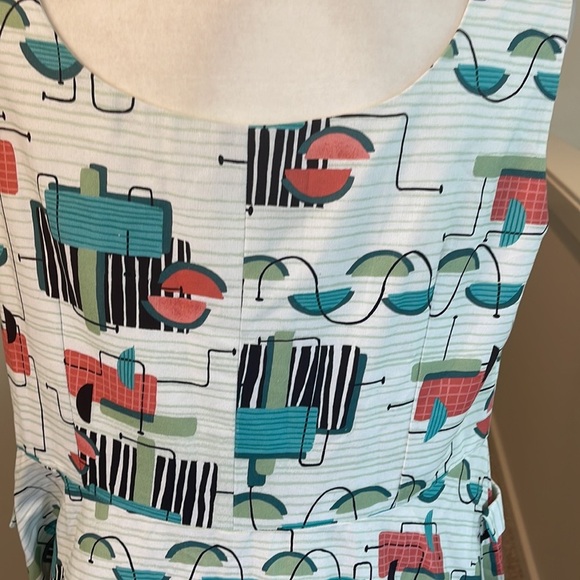 Raymond Chapman contemporary couture flared dress Palm Springs style - Picture 8 of 15